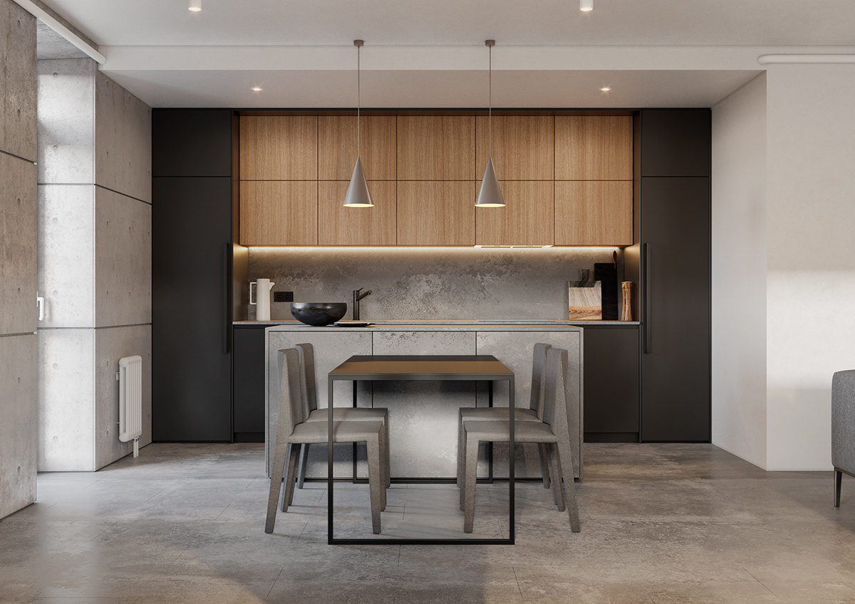 Thiết kế nội thất chung cư 70m2 hiện đại